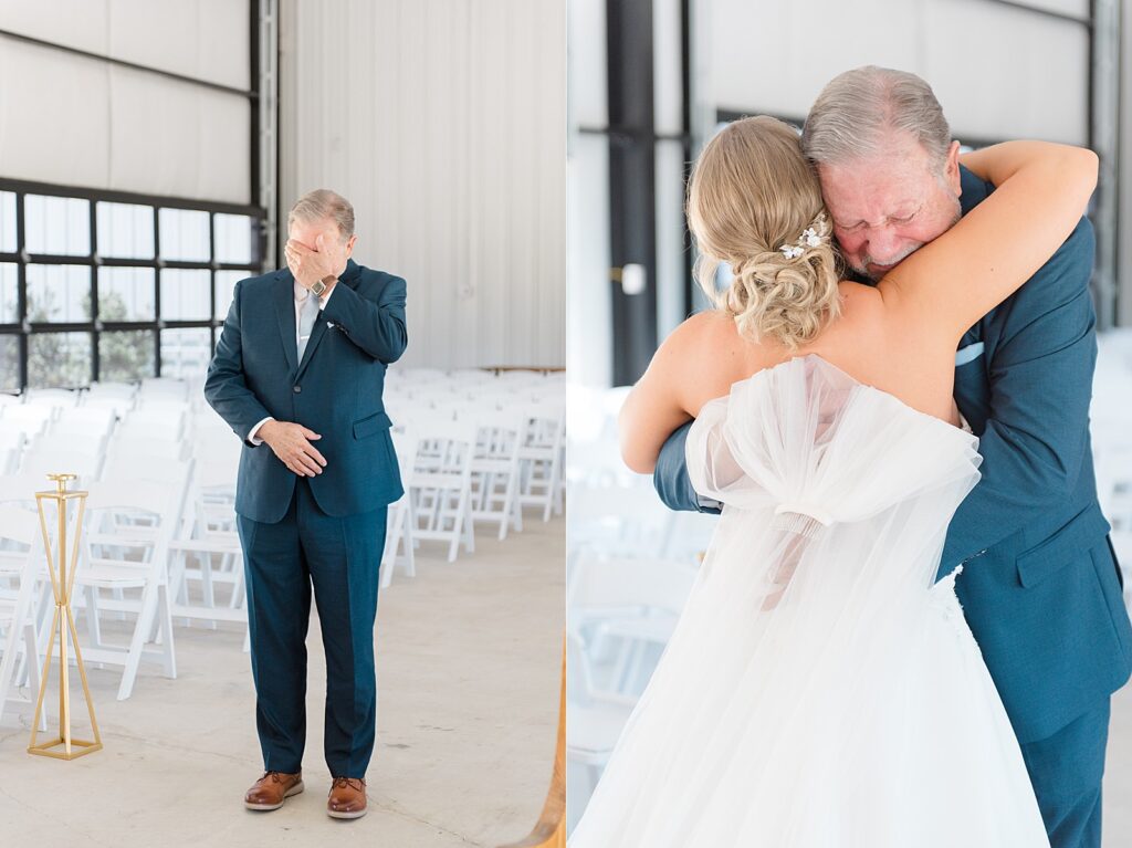 Bellawood The Venue Florence Mississippi Wedding, First Look with Dad, Lindsay Ott Photography