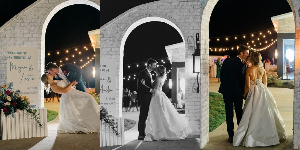 Bellawood The Venue nighttime bride & groom portraits Lindsay Ott Photography